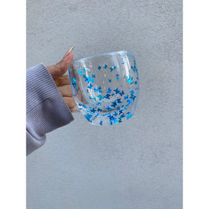 2024 Trend Butterfly Mugs (Handmade Glass Cup)