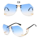 Load image into Gallery viewer, 2023 Trend Irregular Rimless Sunglasses
