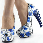 Load image into Gallery viewer, 2023 Trend Skull Pattern Pumps
