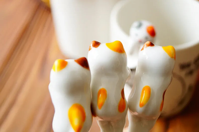 2023 Trend Ceramic Cat Spoon