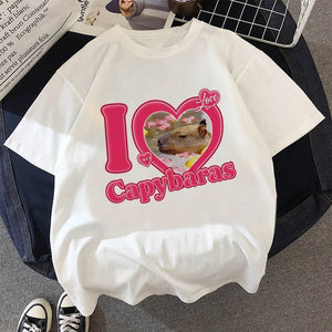 2023 Trend Cute Capybara T-Shirt for Women