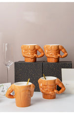 Load image into Gallery viewer, 2024  Trend Creative Ceramic Pectorales Mugs
