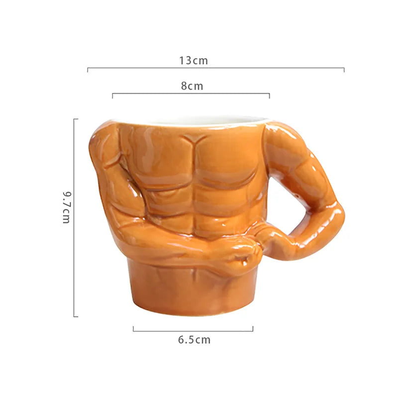 2024  Trend Creative Ceramic Pectorales Mugs