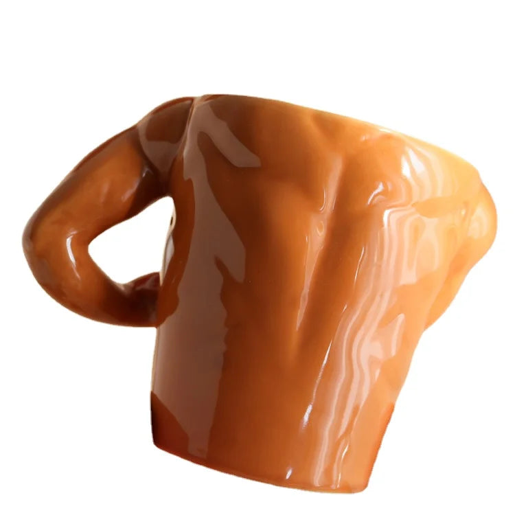 2024  Trend Creative Ceramic Pectorales Mugs