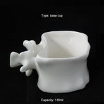 Load image into Gallery viewer, TingKe Nordic ins Style Creative Spine Shape Combination Ceramic Cup Coffee Cup Water Cup Funny Orthopedic Doctor Gift Bone Mug
