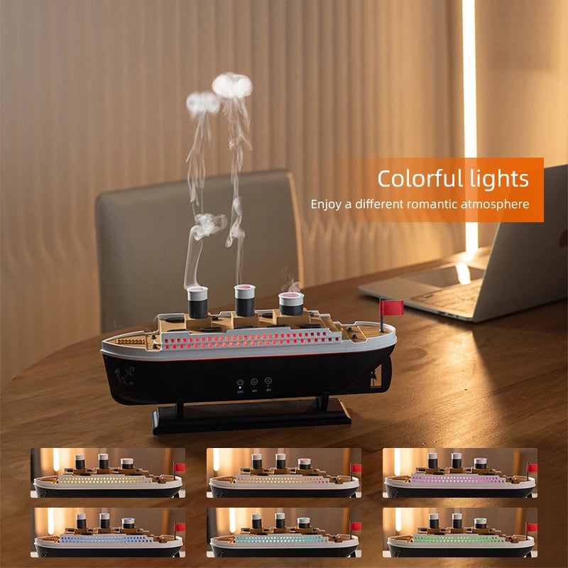 2024 Trend Titanic Air Humidifier Ship Model Decoration Trends of Galaxy