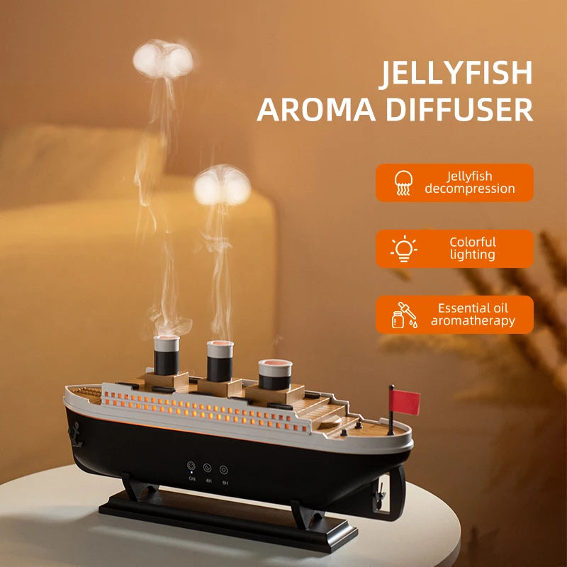 2024 Trend Titanic  Air Humidifier Ship Model Decoration