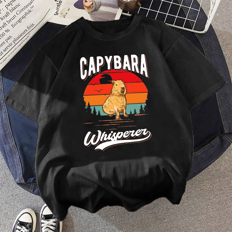 2023 Trend Cute Capybara T-Shirt for Women
