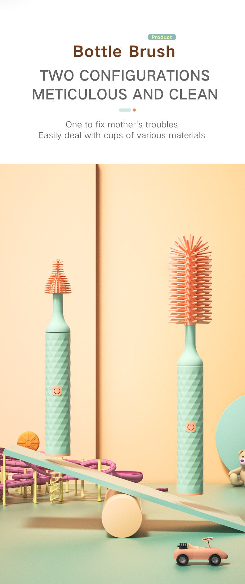 2023  Trend Electric Silicone Bottle Brush