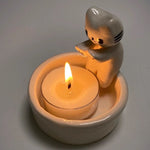Load image into Gallery viewer, 2024 Trend Handmade Ceramic Kitten Candle Holders
