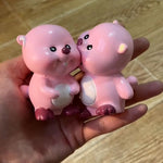 Load image into Gallery viewer, 2024 Trend 2 Pcs Pink Beavers Figure Set
