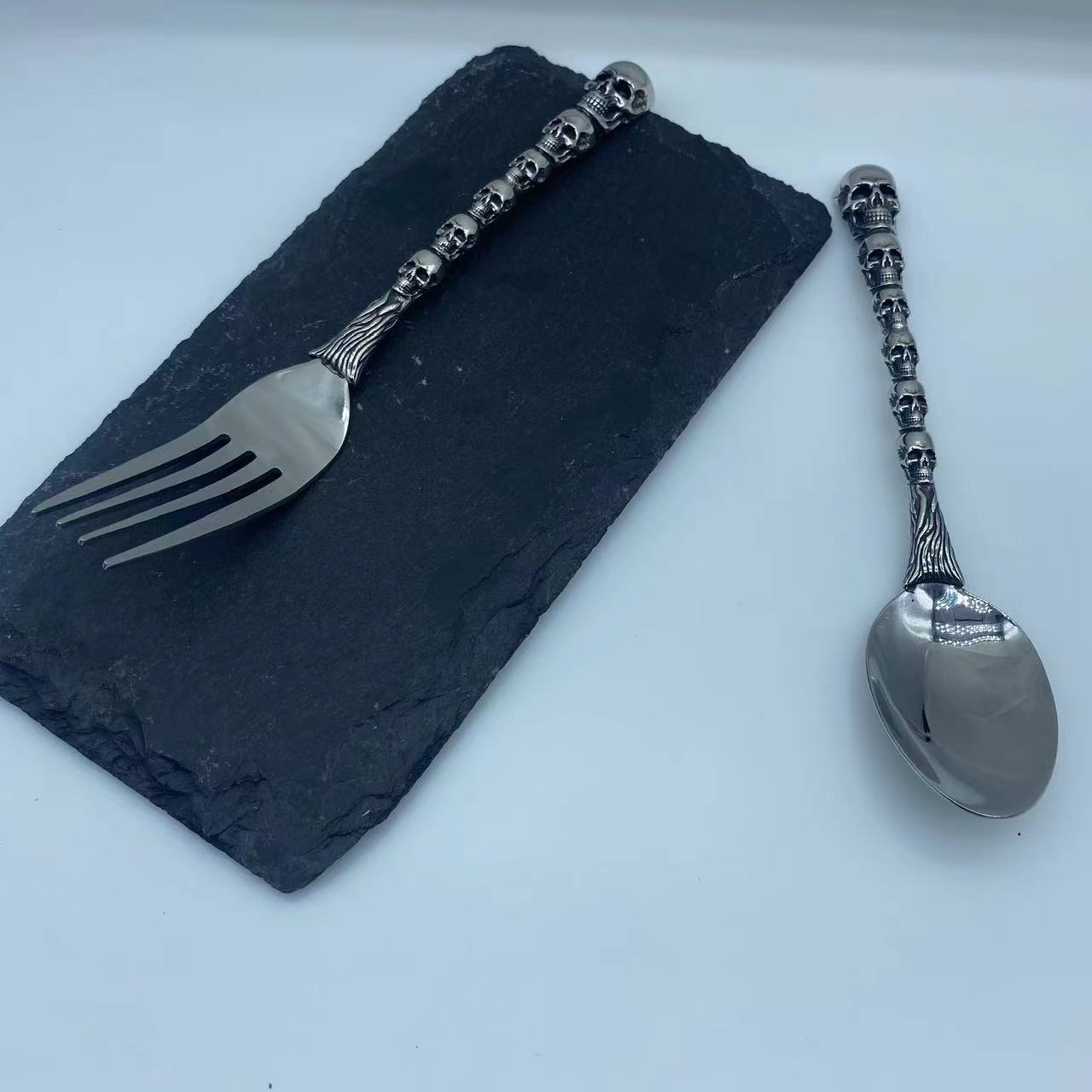 2024 Trend Skull Fork and Spoon Set