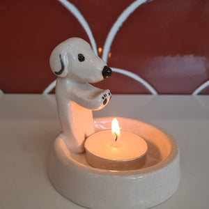 Trend Handmade Puppy Candle Holder