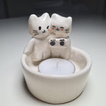 Load image into Gallery viewer, 2024 Trend Couple Cats Candle Holders
