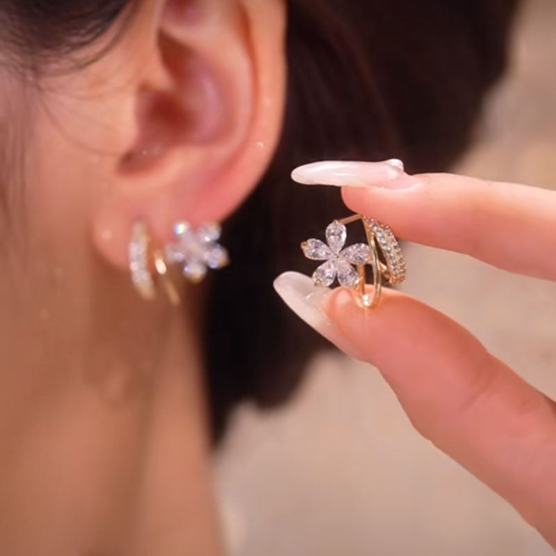 2023 Trend Flower Pearl Earrings