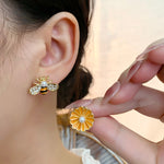 Load image into Gallery viewer, 2023 Trend Flower Pearl Earrings
