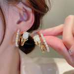 Load image into Gallery viewer, 2023 Trend Flower Pearl Earrings
