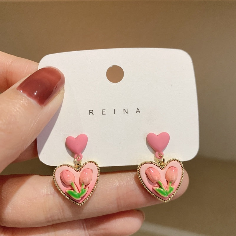 2023 Trend Flower Pearl Earrings