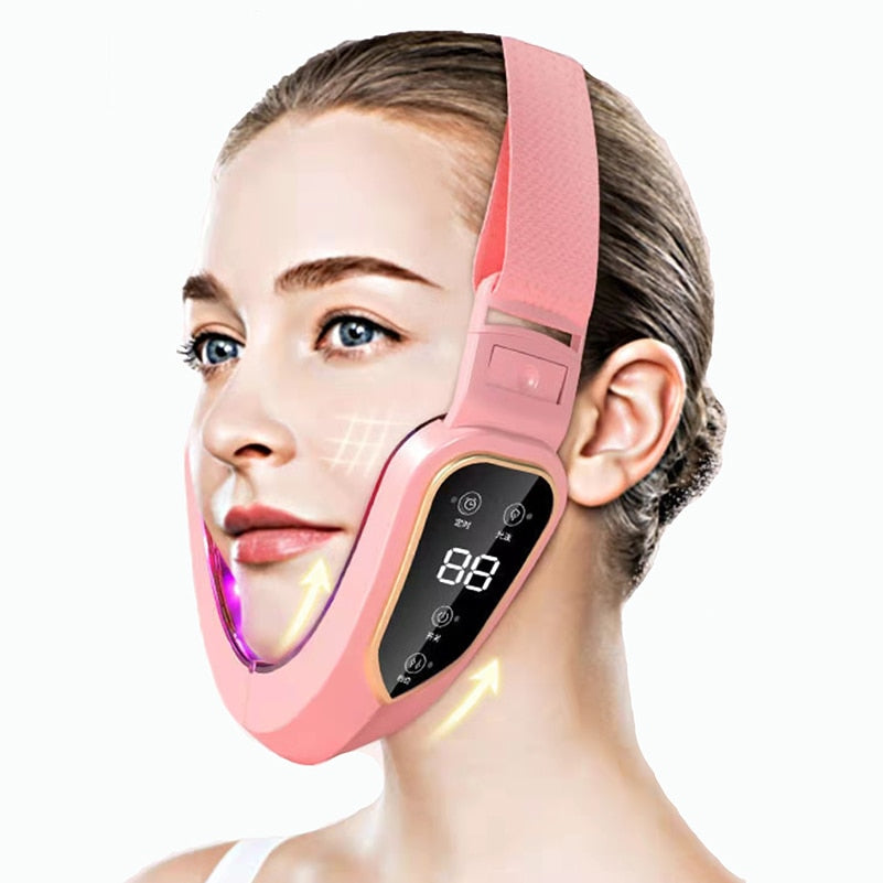 2022 Trend V-Shape Facial Lifting  Slimming Vibration Massager