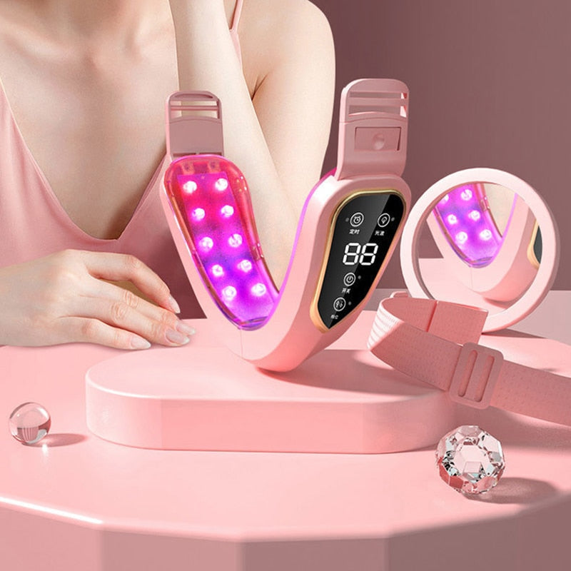 2022 Trend V-Shape Facial Lifting  Slimming Vibration Massager