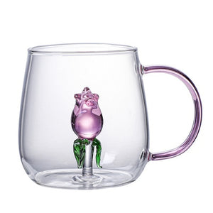 2022 Trend  Animal Borosilicate Cup