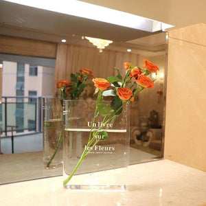 2023 Trend Acrylic  Book Vases