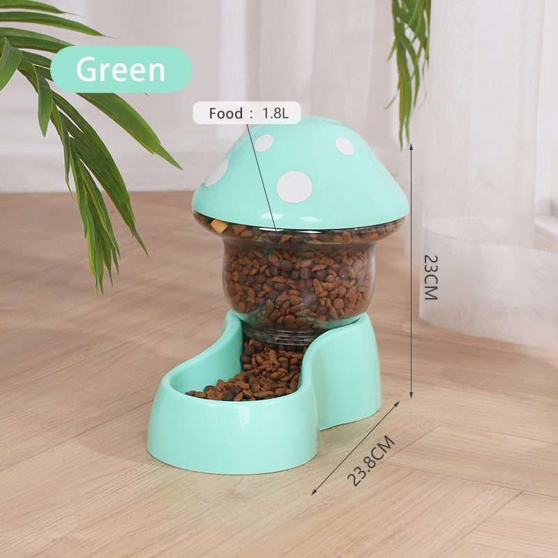 2023 Trend Mushroom Water Bowl and Feeding Bowl