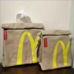 2023 Trend Fast Food and Coffee Canvas Bags