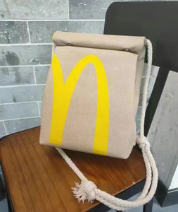 2023 Trend Fast Food and Coffee Canvas Bags