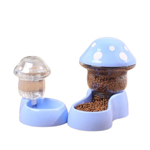 2023 Trend Mushroom Water Bowl and Feeding Bowl