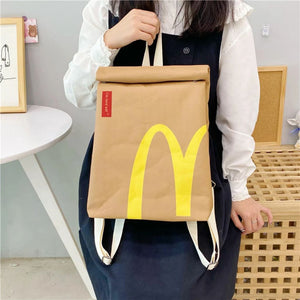 2023 Trend Fast Food and Coffee Canvas Bags